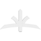 Ekena Millwork Davenport Architectural Grade PVC Gable Bracket, 48"W x 24"H x 2"D x 4"F, 12/12 Pitch GBP048X24X0204DAV00 - alternate 2